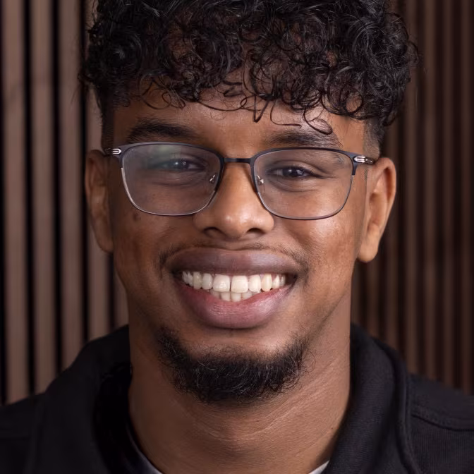 Portret van Abdirahman Adin